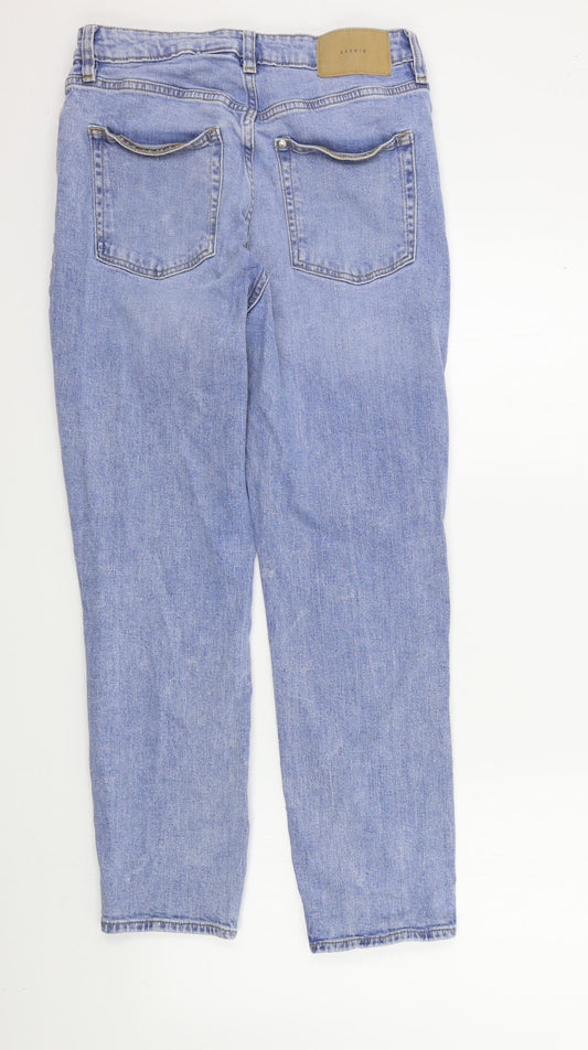 H&M Womens Blue Straight Jeans Size 28 L27 in