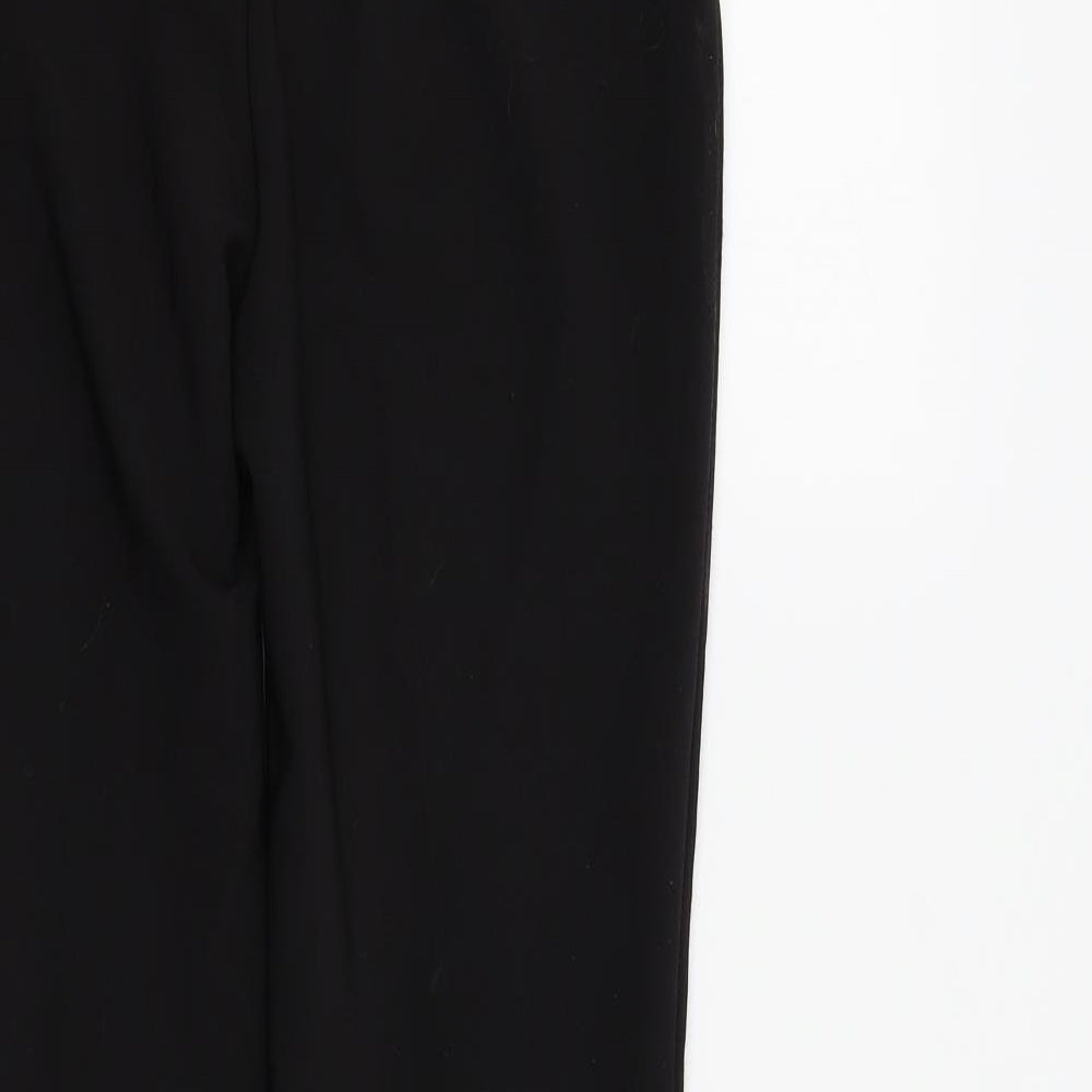 F&F Womens Black Trousers Size 6 L28 in