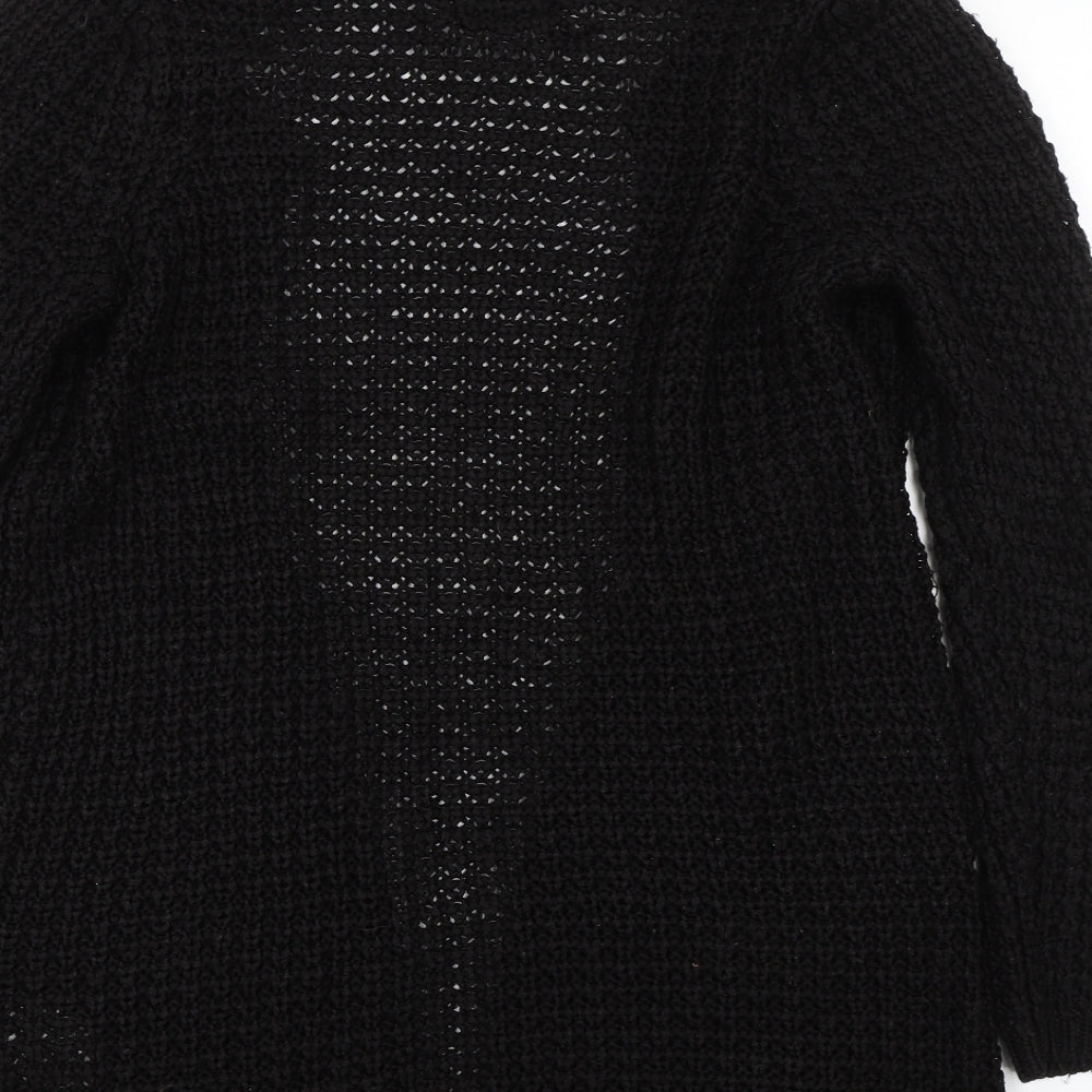 VERO MODA Womens Black Knit Cardigan Jumper Size M