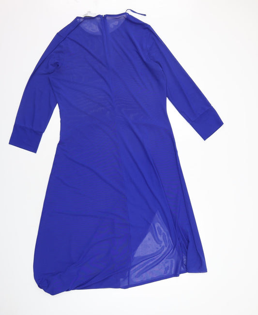 Debenhams Womens Blue A-Line Size 12 - washable mark