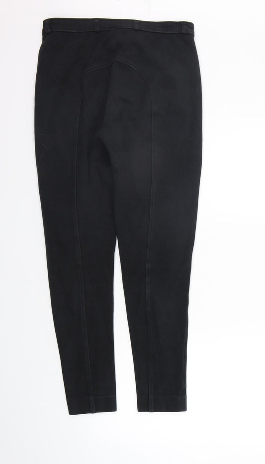 Life Style Womens Black Jogger Trousers Size 30 in L28 in