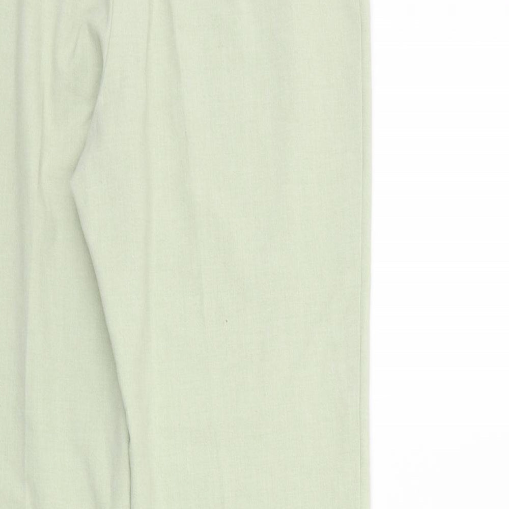 Marks and Spencer Womens Green Trousers Size 12 L24 in