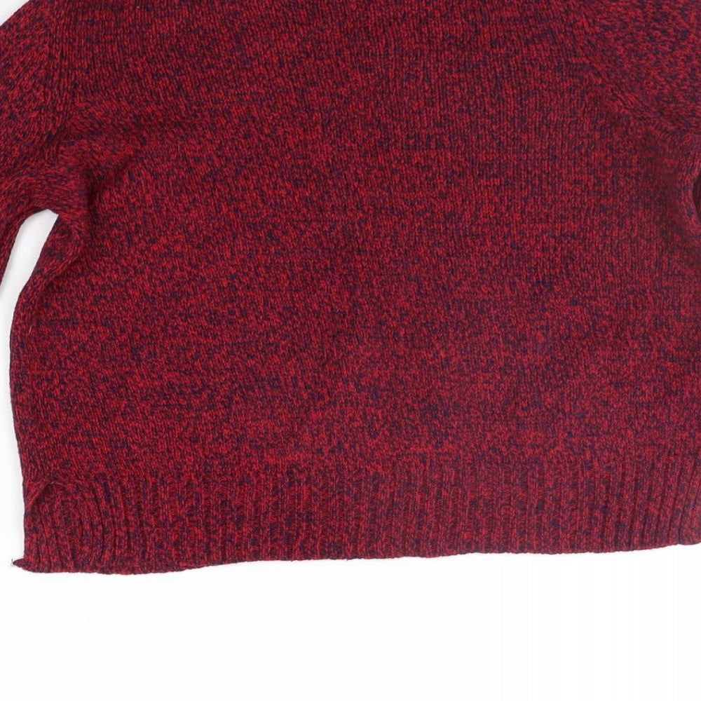 Divided Womens Red Pullover Jumper Size XS