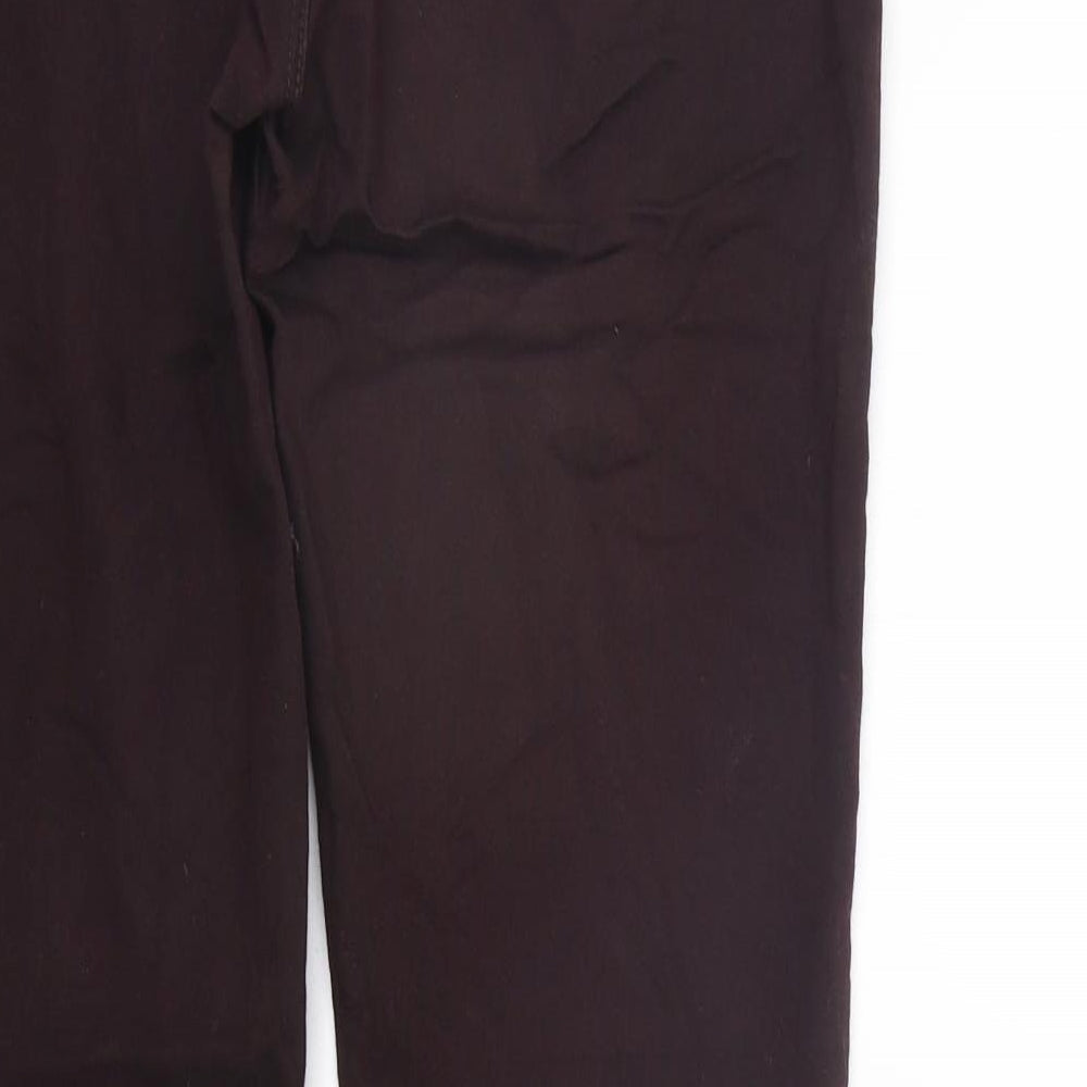 Dorothy Perkins Womens Purple Trousers Size 12 L28 in