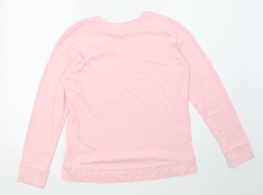 George Girls Pink Solid Top Pyjama Top Size 12-13 Years - Sleep & Sparkle