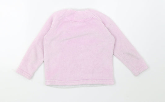 Jumbo Girls Pink Solid Top Pyjama Top Size 4 Years - Rabbit