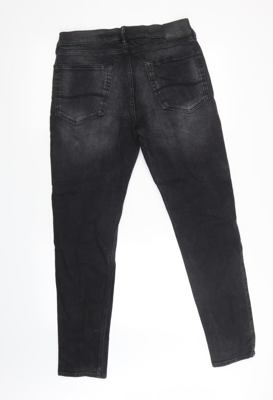 Marks and Spencer Womens Black Straight Jeans Size 32 L31 in