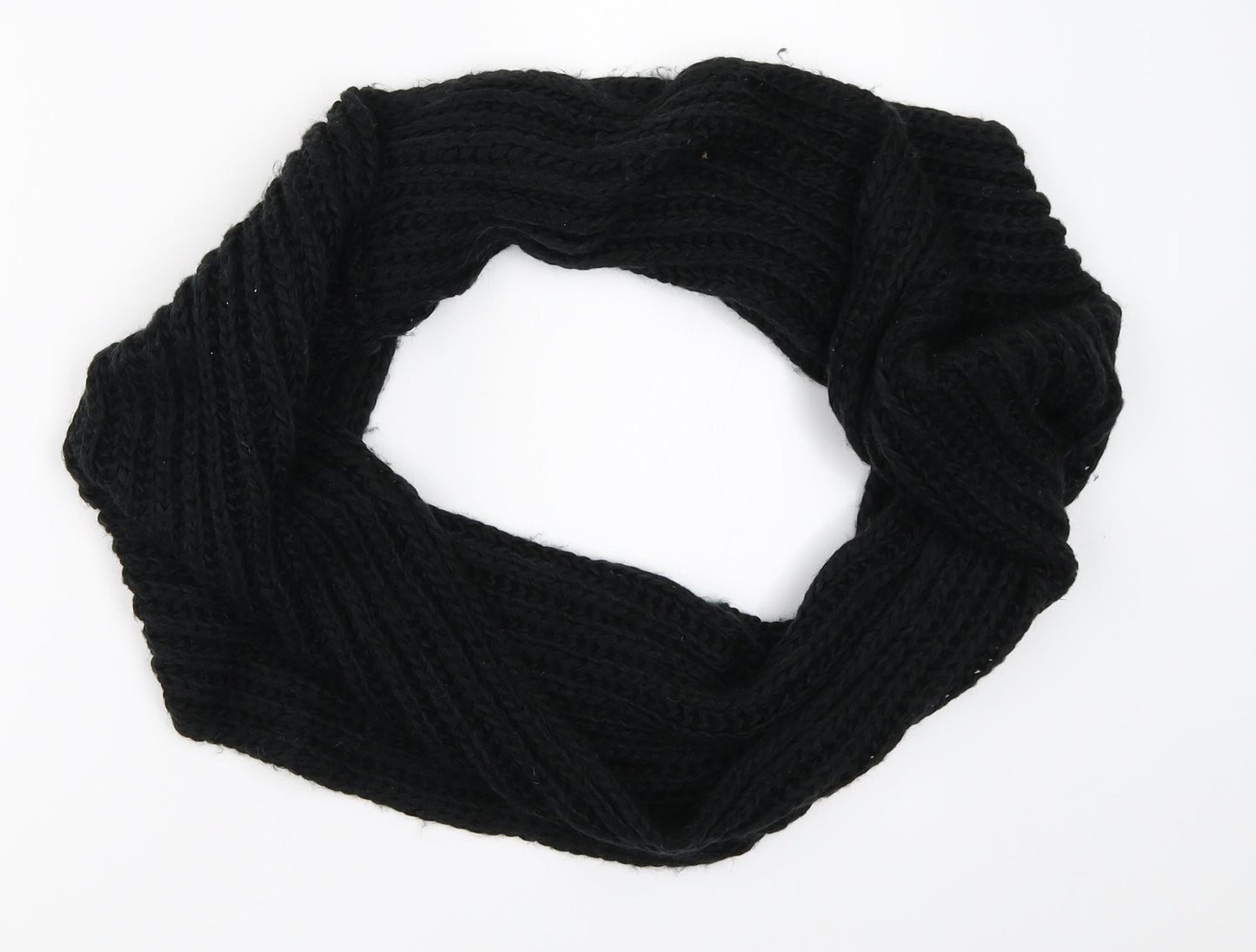 Preworn Womens Black Scarf