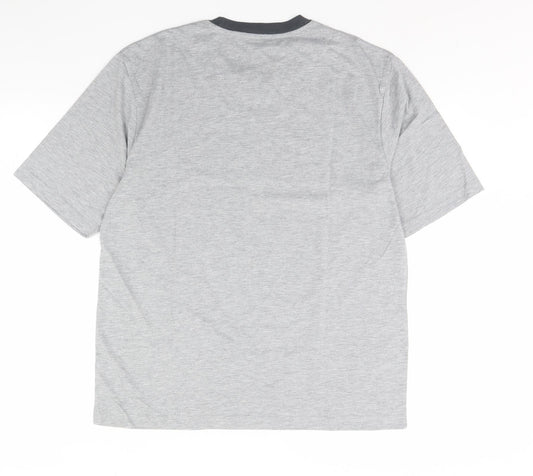 Cargo Bay Womens Grey Basic T-Shirt Size M