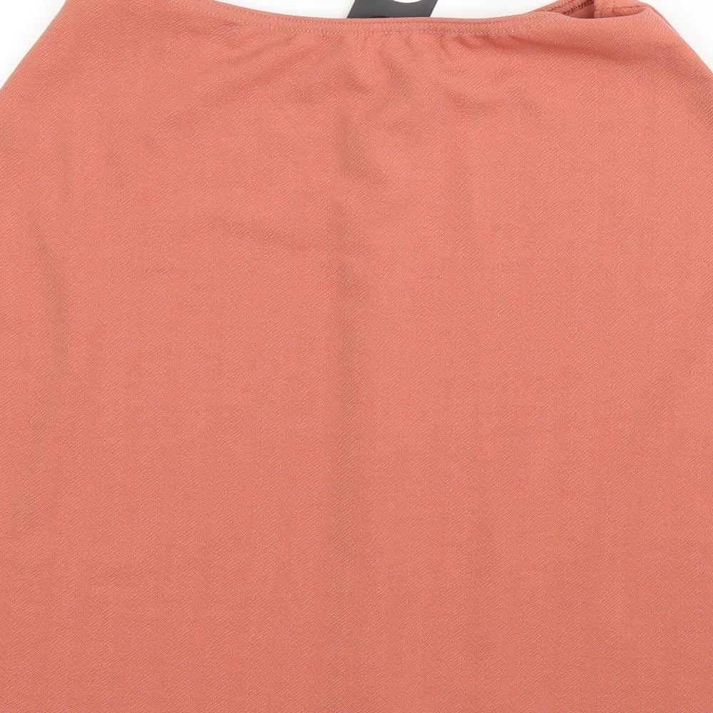 Boohoo Womens Pink A-Line Skirt Size 6