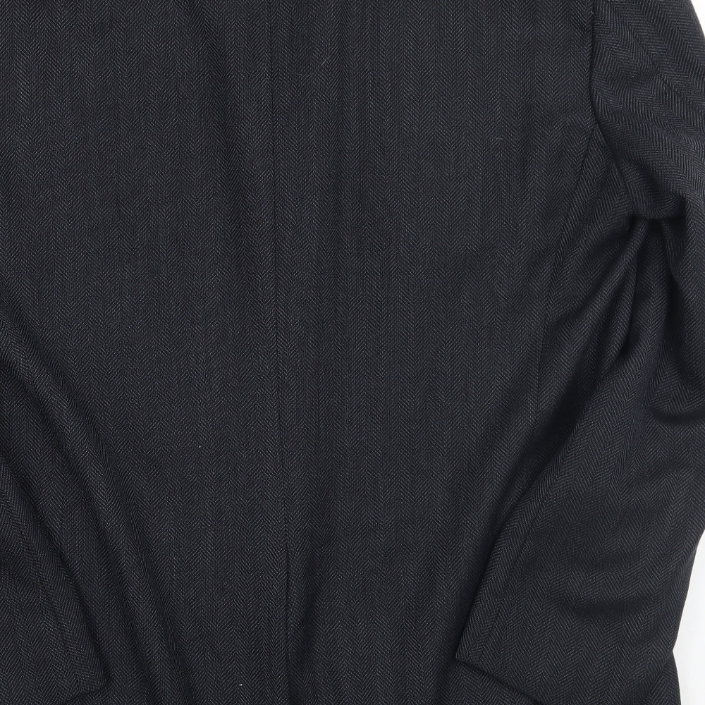 Preworn Mens Black Jacket Suit Jacket