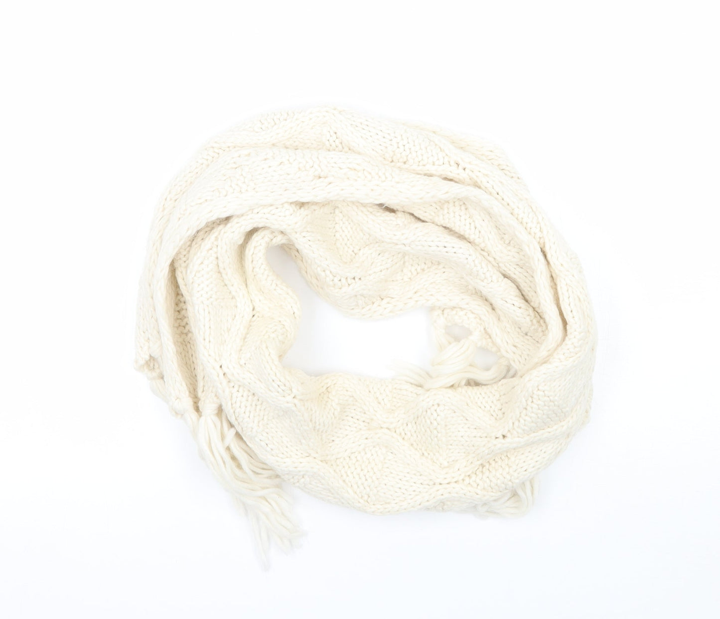 Preworn Womens Beige Scarf