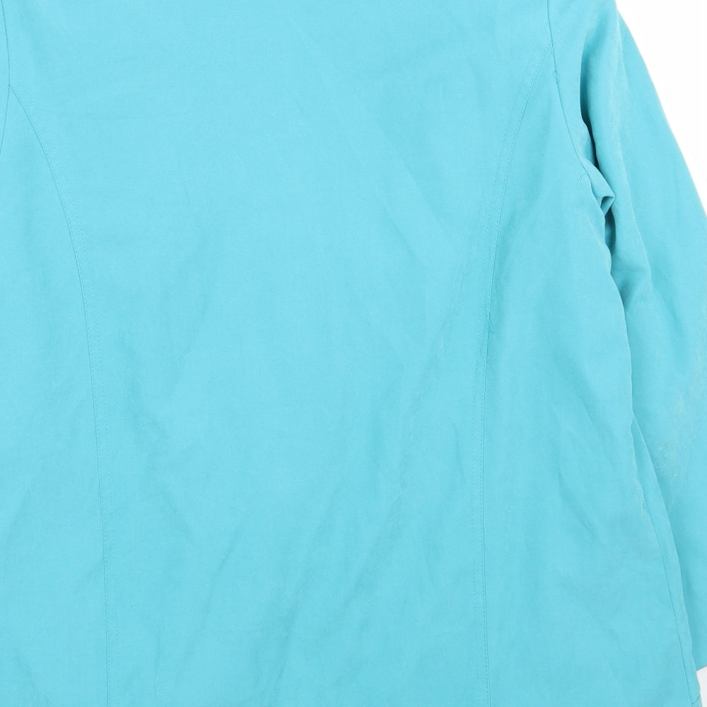 Daxon Womens Blue Jacket Coat Size 12