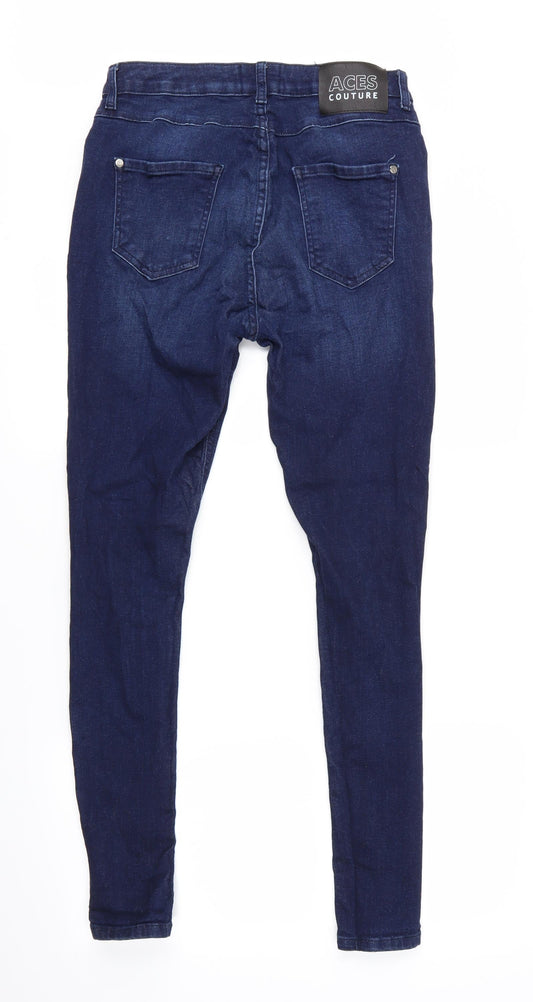 ACES Couture Womens Blue Straight Jeans Size 32 L32 in