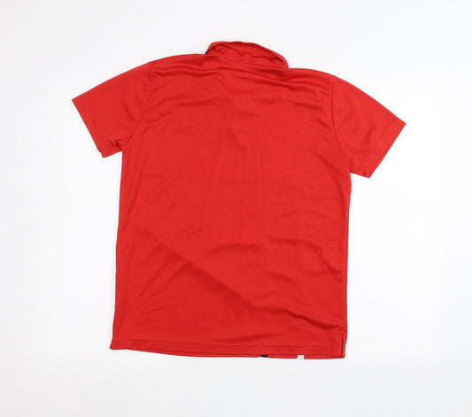 errea Mens Red T-Shirt Size S