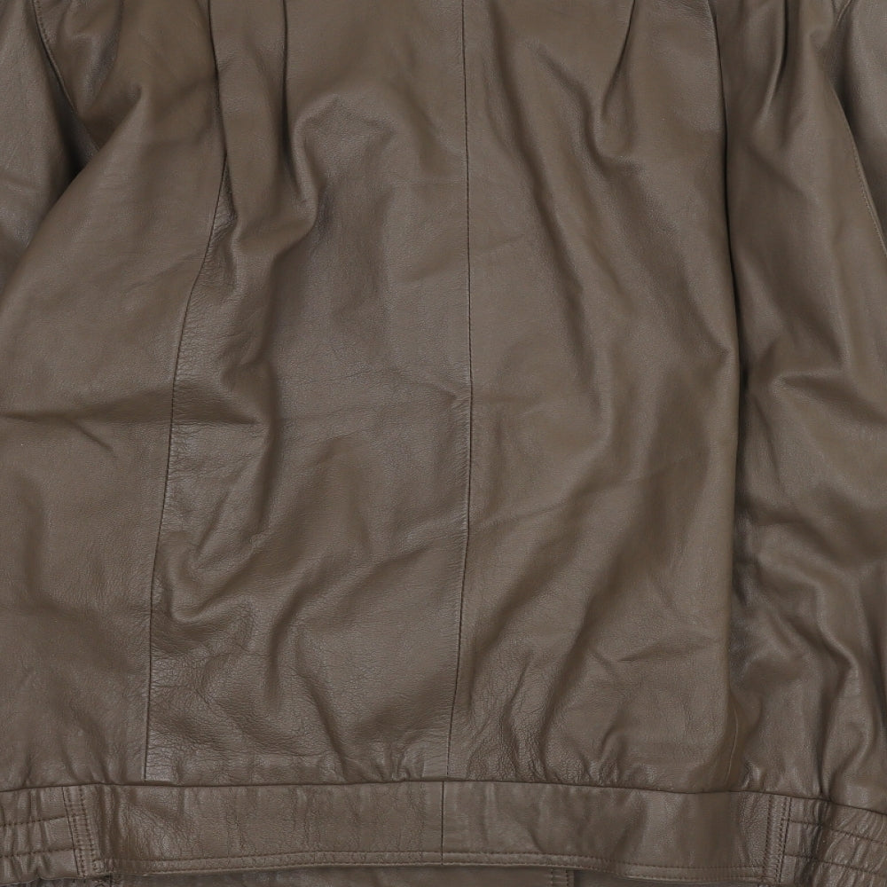 Preworn Womens Brown Jacket Size 14