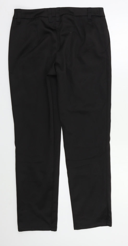 Chillytime Womens Black Trousers Size 10 L26 in