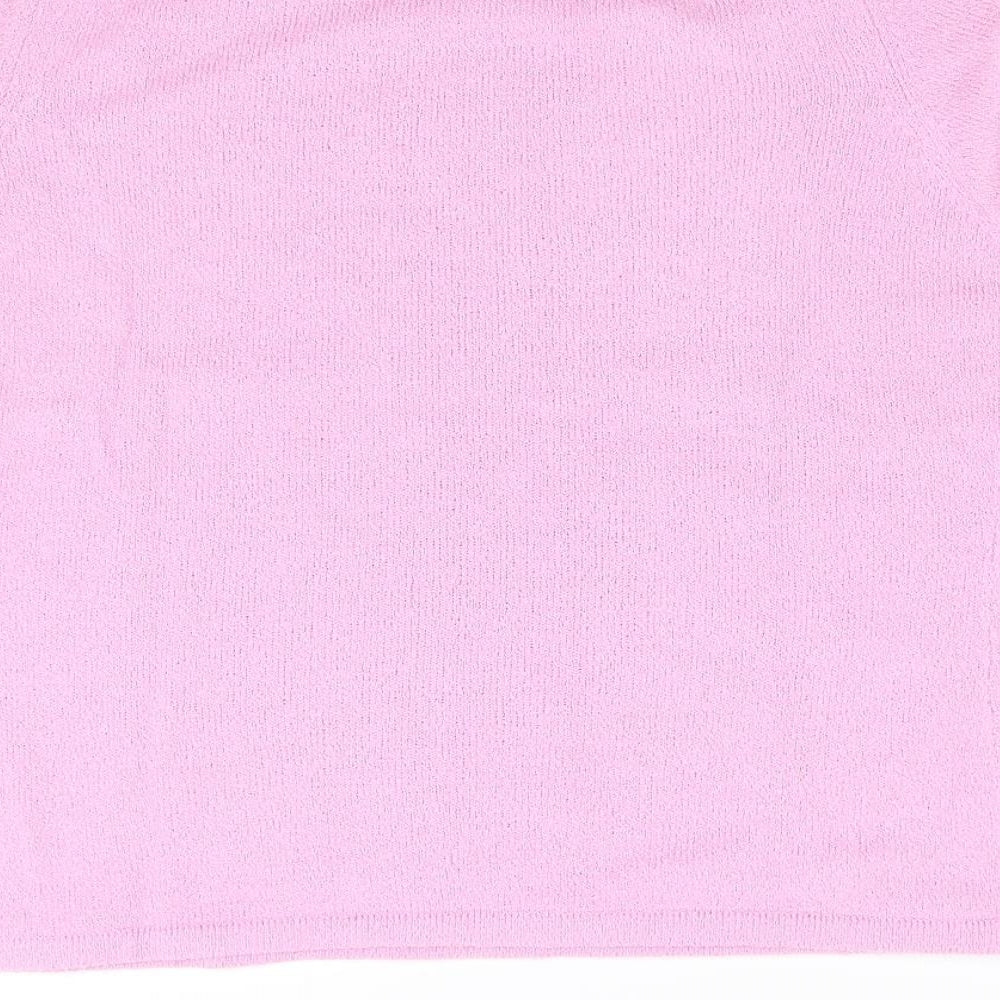 EWM Womens Pink Pullover Jumper Size M