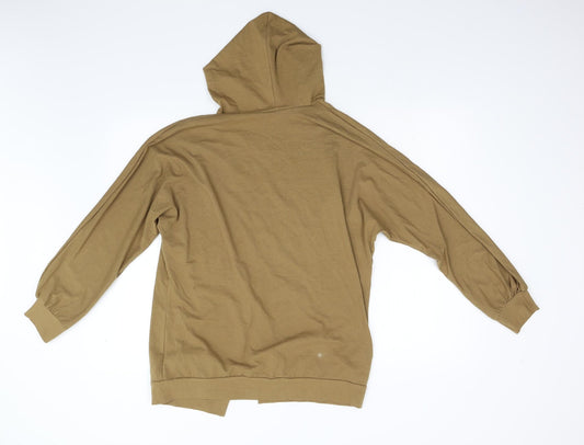 I SAW IT FIRST Womens Brown Cardigan Hoodie Size XS