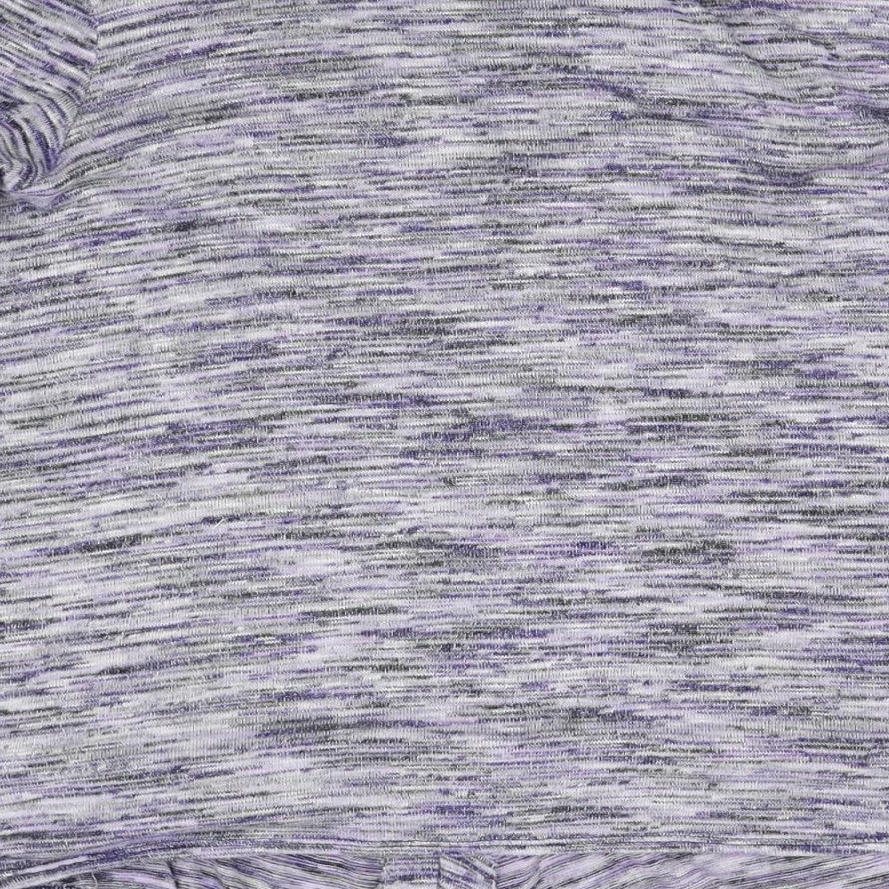 Lakeland Womens Purple Cardigan Jumper Size 12 - shirt insert
