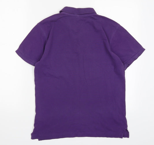 Asquith & Fox Mens Purple Polo Size S