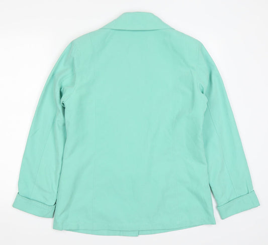 Finesse Womens Green Jacket Size 10