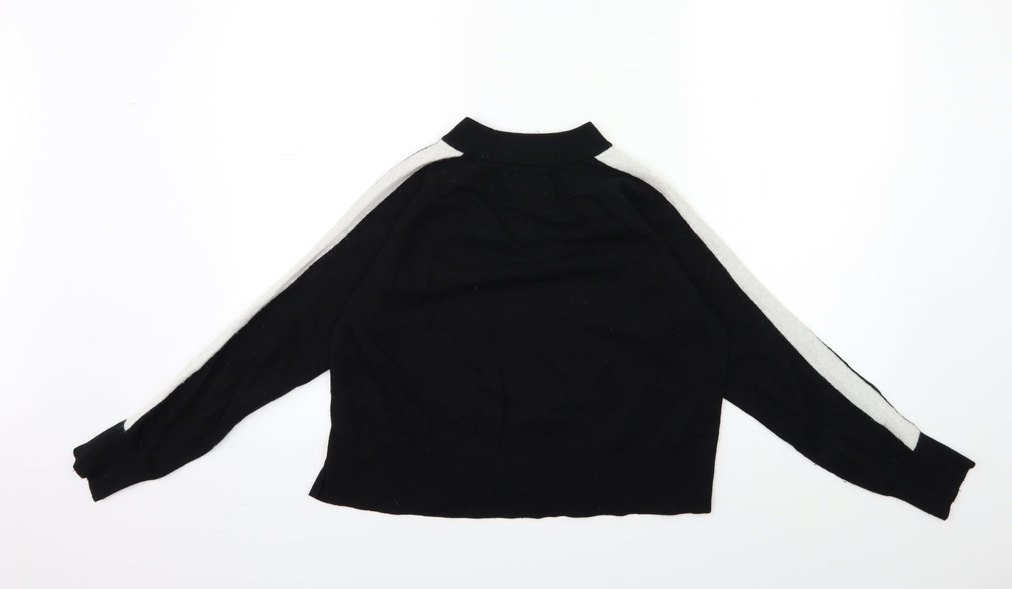 Jack Wills Womens Black Knit Pullover Jumper Size 10