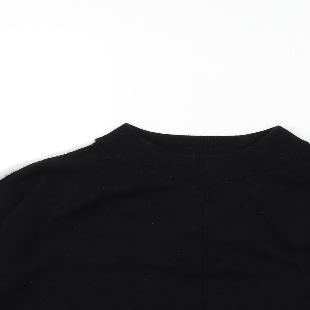 Jack Wills Womens Black Knit Pullover Jumper Size 10