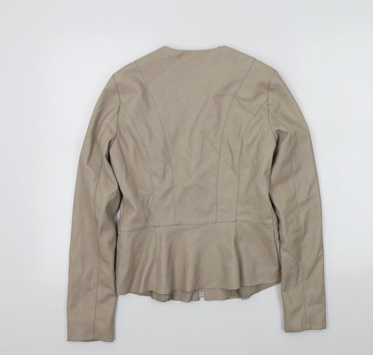 Primark Womens Beige Jacket Coatigan Size 8