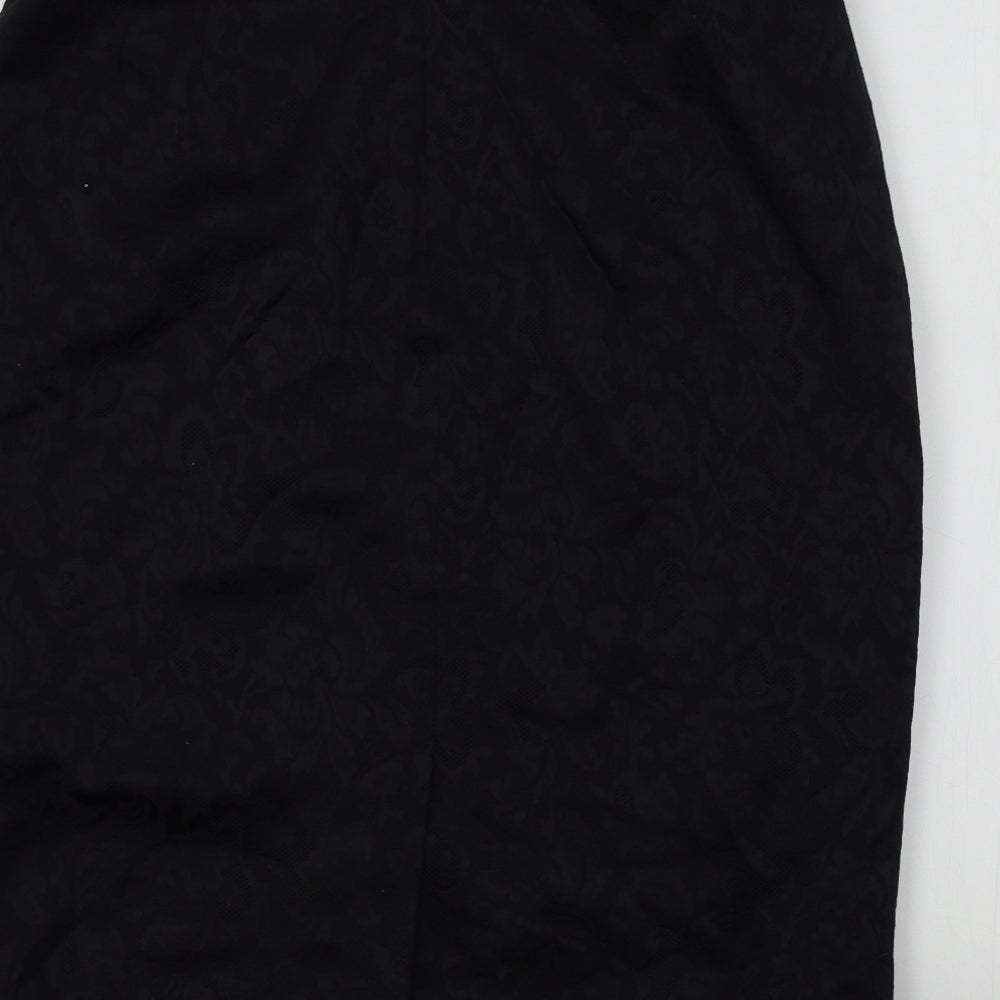 M&S Womens Black A-Line Skirt Size M