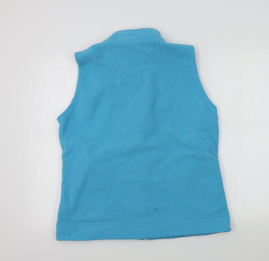 isle Womens Blue Jacket Waistcoat Size M