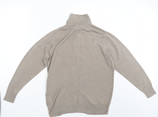 Julipa Womens Beige Basic Polo Size 16