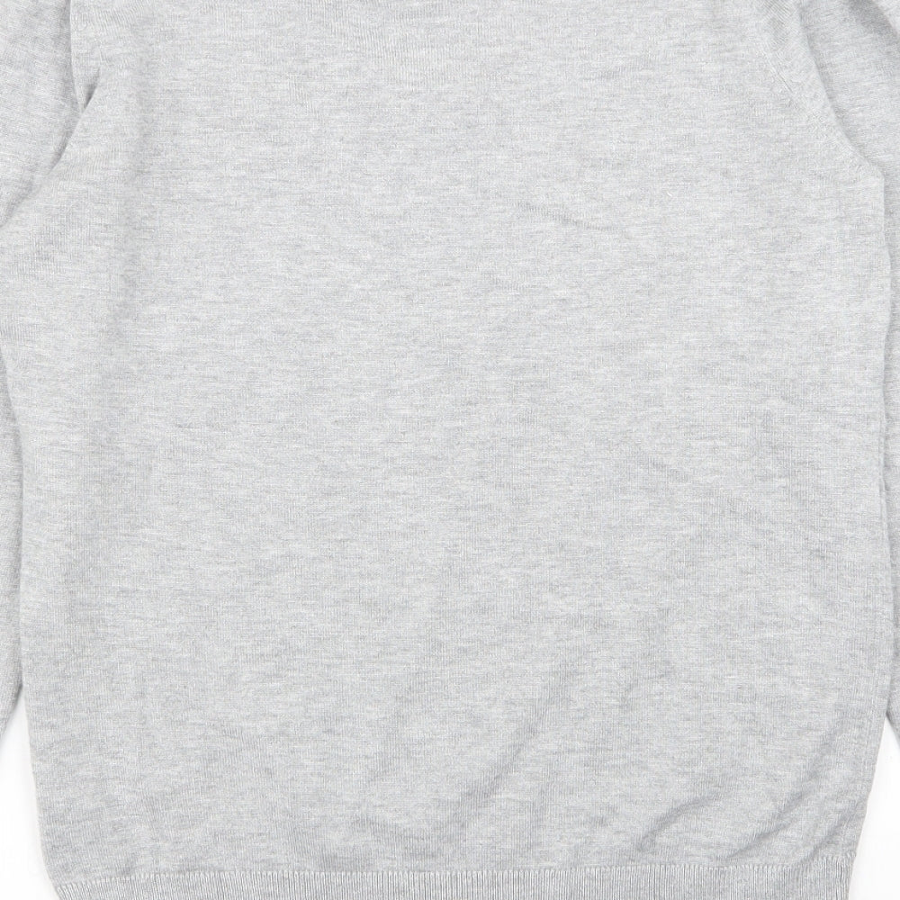 women Womens Grey Pullover Jumper Size 8