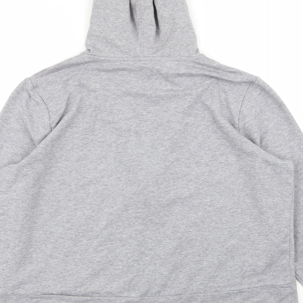 M&S Womens Grey Full Zip Jumper Size 14