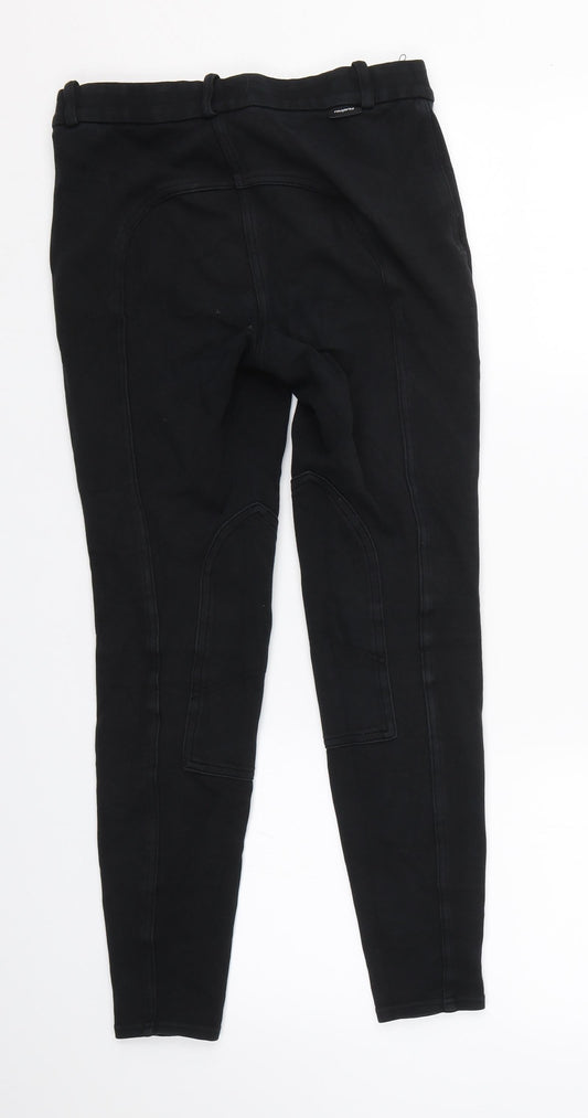 Foyganza Womens Black Compression Leggings Size L L24 in