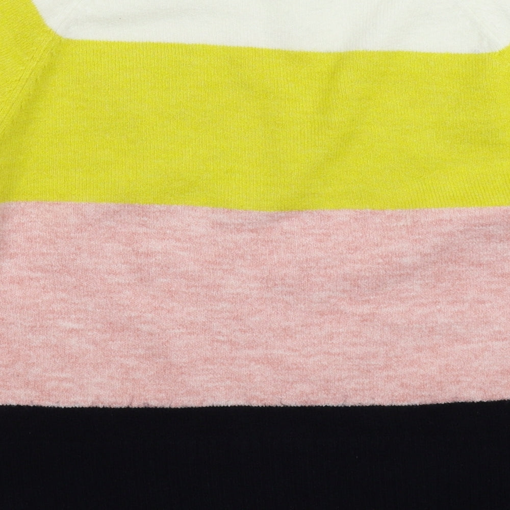 F&F Womens Multicoloured Knit Pullover Jumper Size 14