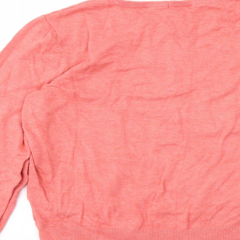 H&M Womens Pink Pullover Jumper Size L