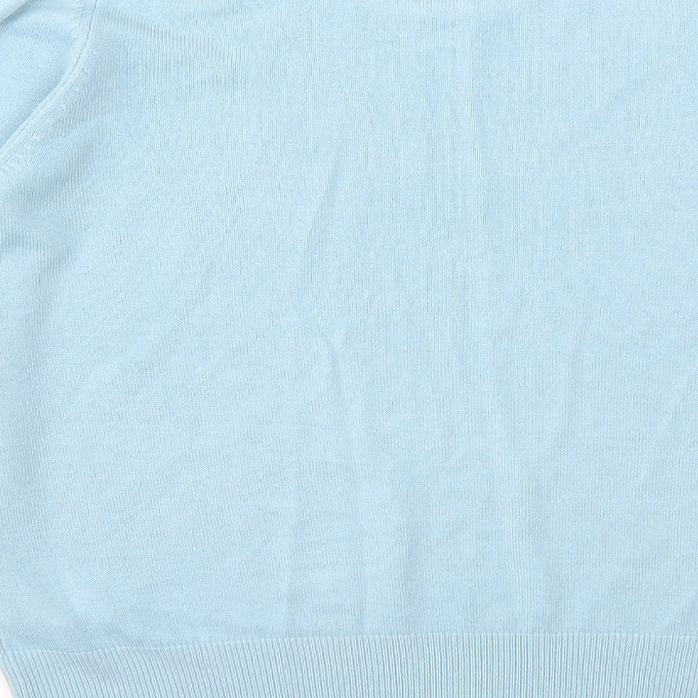 M&S Womens Blue Pullover Jumper Size 12