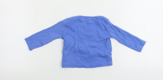 F&F Boys Blue Basic T-Shirt Size 3-6 Months