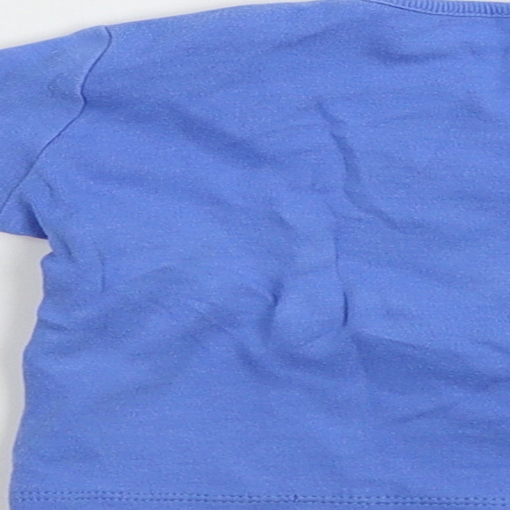 F&F Boys Blue Basic T-Shirt Size 3-6 Months