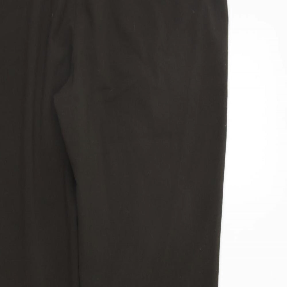 Simply Stock Shop Womens Brown Trousers Size 22 L26 in - Elastic Waist Band