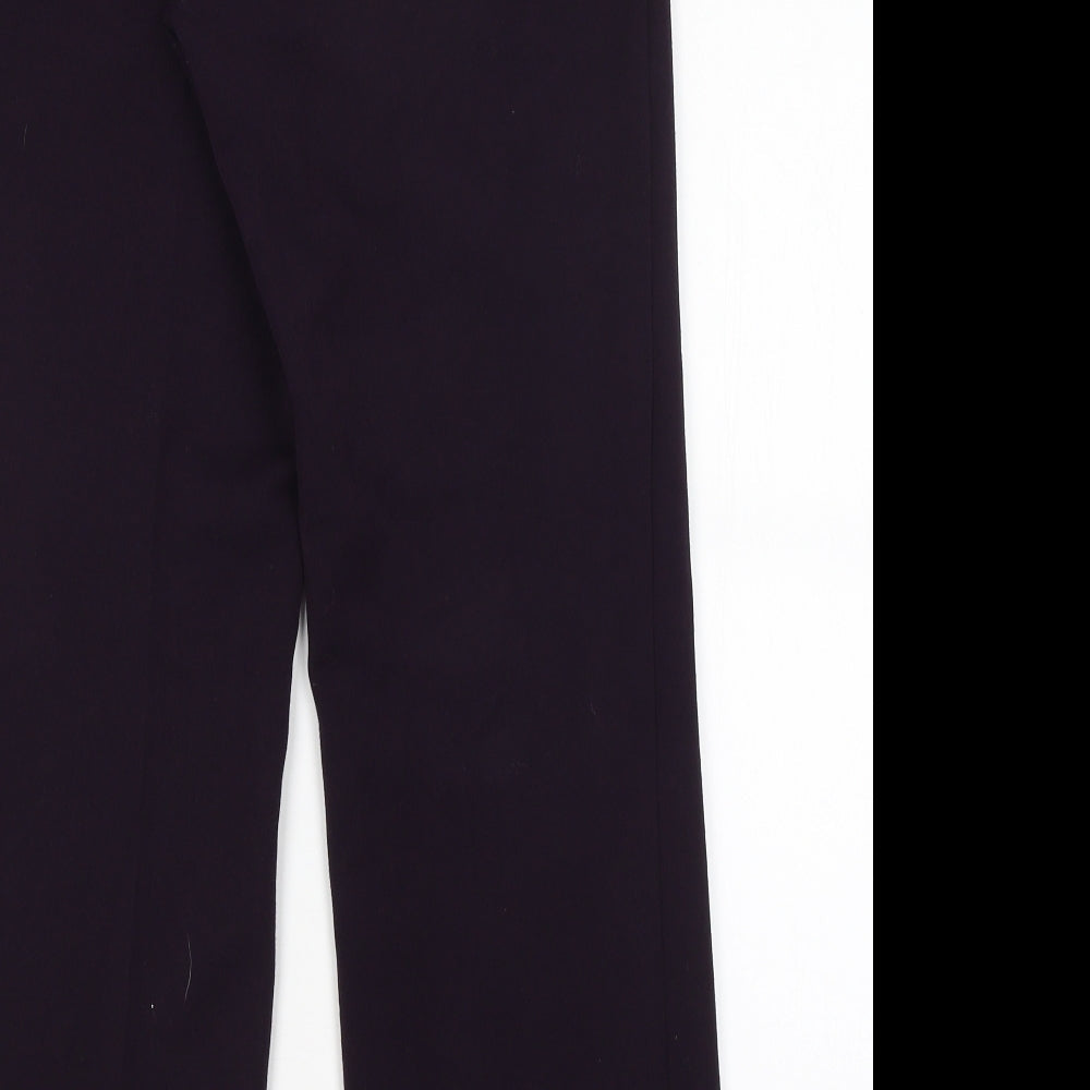 Annabelle Womens Purple Dress Pants Trousers Size 10 L27 in