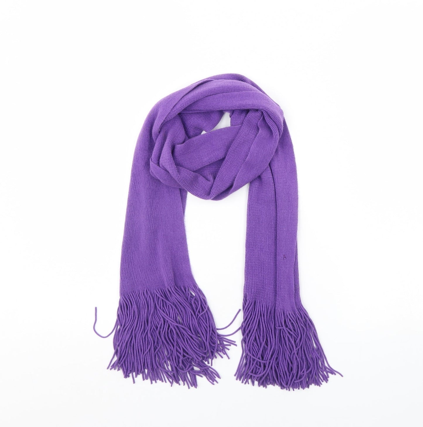 Preworn Womens Purple Scarf