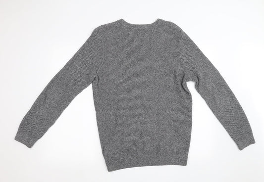 H&M Mens Grey Pullover Sweatshirt Size L