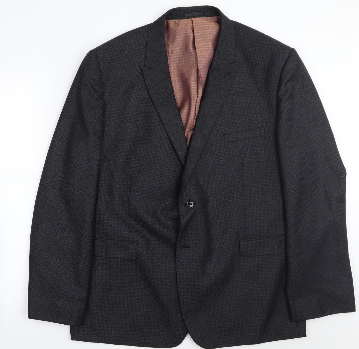 Fellini Mens Blue   Jacket Suit Jacket Size 40