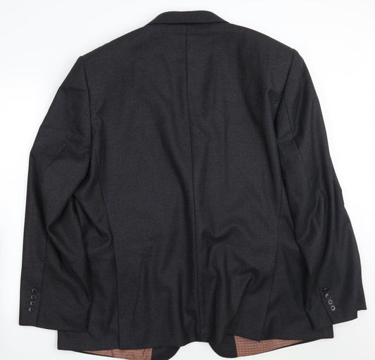 Fellini Mens Blue   Jacket Suit Jacket Size 40