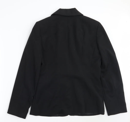BHS Womens Black Jacket Coat Size 10