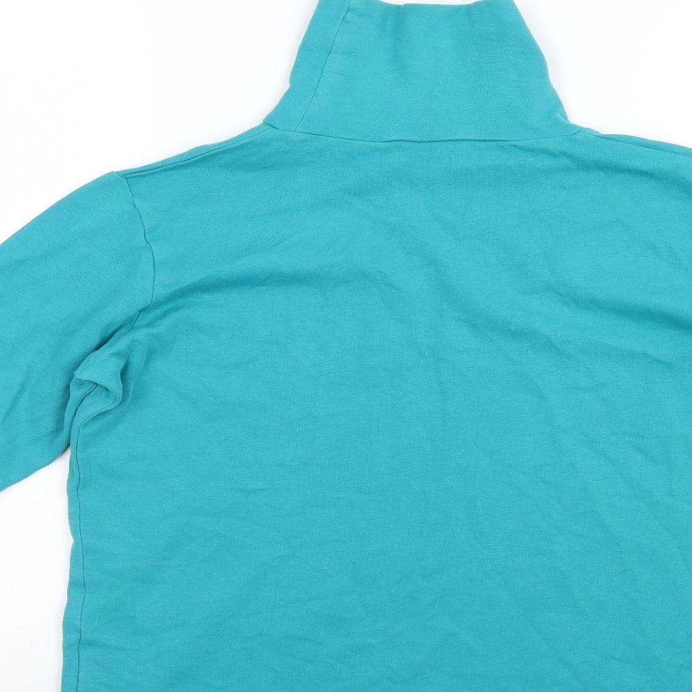 EWM Womens Blue Pullover Jumper