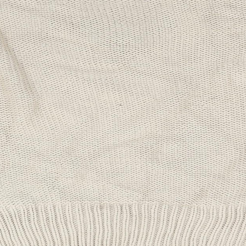 M&S Womens Beige Knit Pullover Jumper Size 16