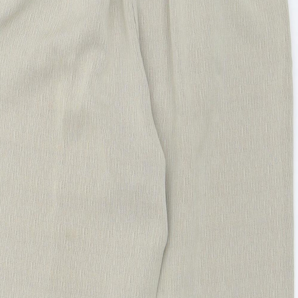 C&A Womens Beige Capri Trousers Size 14 L26 in